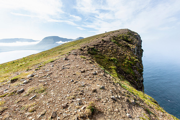Hikers on the Horn