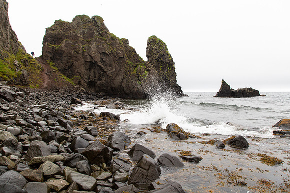Corrie on the trail to Hloduvik