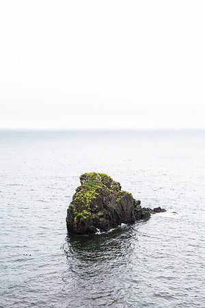 Formations along the coast trail to Hloduvik (portrait)