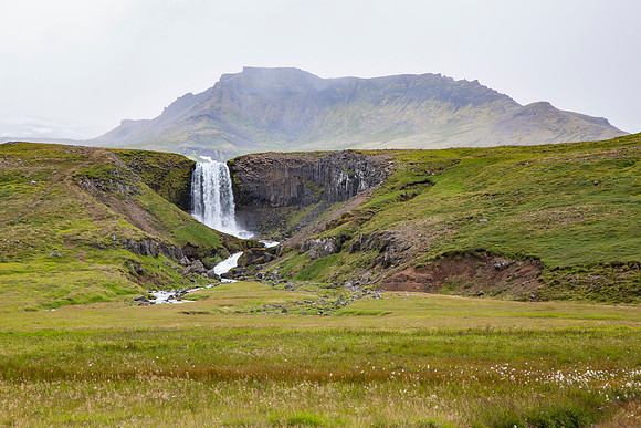 Svödufoss from downstream
