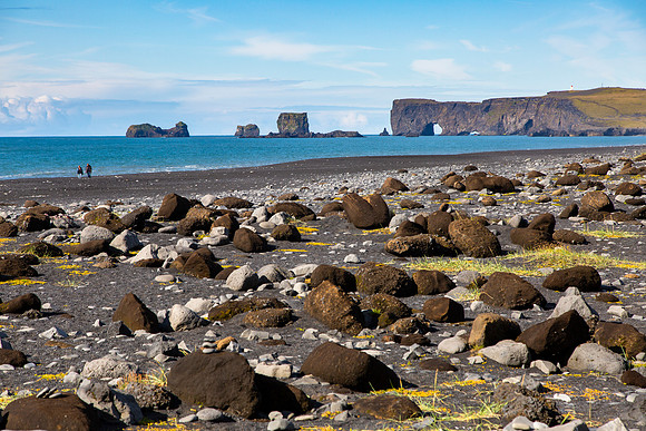Dyrhólaey from Reynisfjara Beach