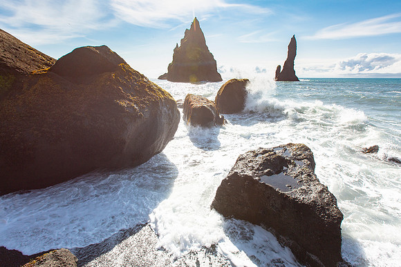 Sea stacks at Reynisfjara Beach (3)