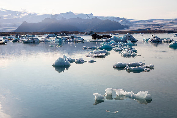 Jökulsárlón and icebergs