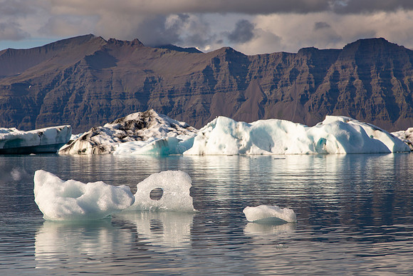 Jökulsárlón in evening light