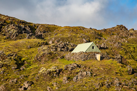Water house at Landmannalaugar