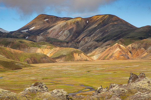 Colorful hills at Landmannalaugar
