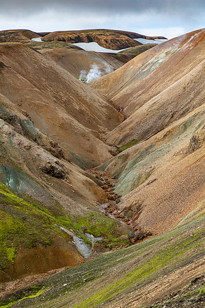 Colorful formations on the Laugavegur Trail (portrait 2)