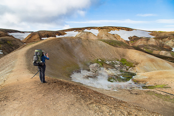 Corrie takes photos of thermals