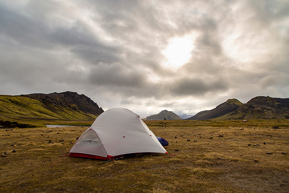 Campsite at Álftavatn