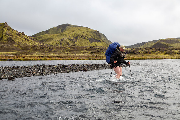 Corrie crossing near Hvanngil