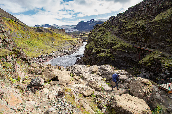 Corrie on the trail to Þórsmörk from Emstrur (5)