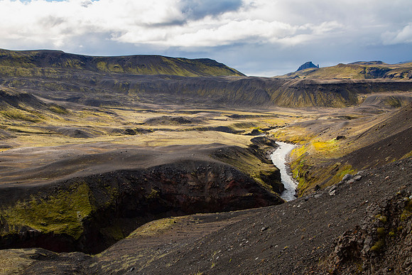 Views along the trail to Þórsmörk from Emstrur