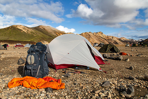 Campsite at Landmannalaugar