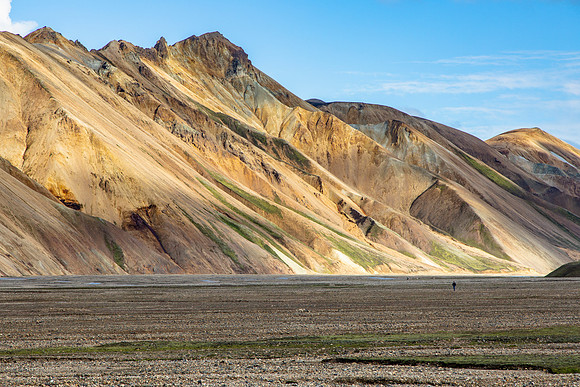 Riverbar at Landmannalaugar