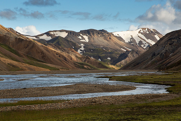 Sunset hike at Landmannalaugar