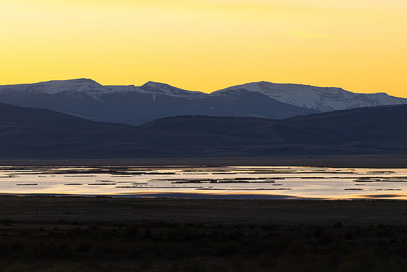 Sunset over Lower Red Rock Lake