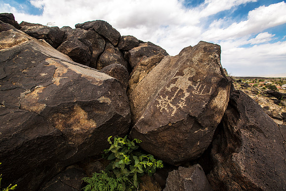 Boca Negra Canyon Rim Petroglyphs