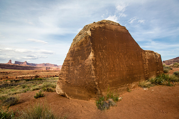 Petroglyph Rock Near Turk's Head