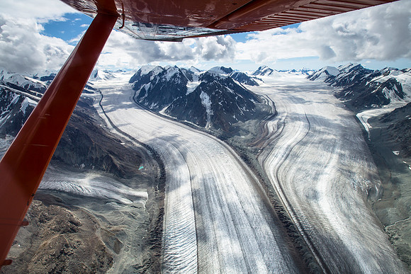 Baldwin Glacier and Fraser Glacier Confluence