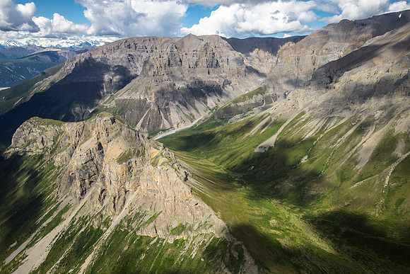 Dan Creek Area - Lime Butte, Nikolai Butte, and Joshua Green Peak