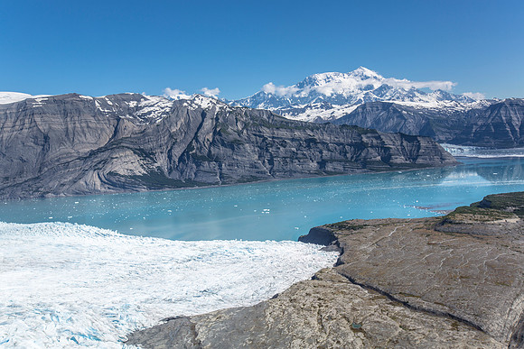 Guyot Glacier, Guyot Hills, Icy Bay, and Mount St. Elias