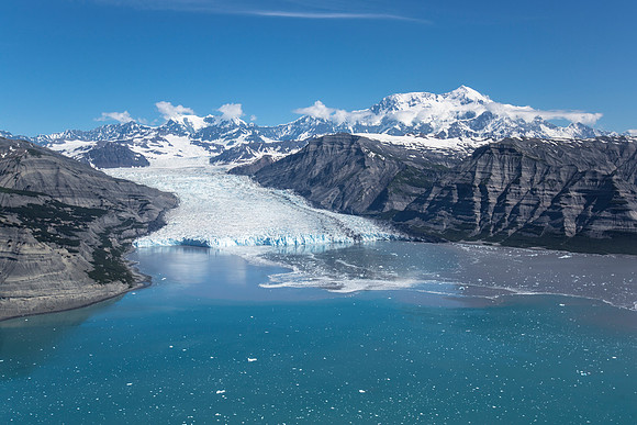 Icy Bay, Tyndall Glacier, and Mount St. Elias