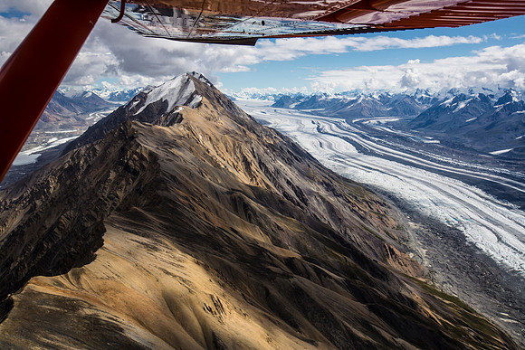 Mount Chitina, Logan Glacier and Plane