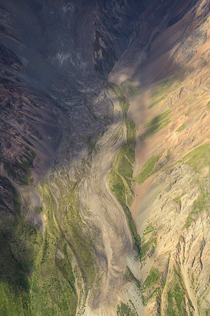 Western Side Drainage into Hawkins Glacier