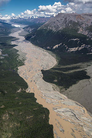 Nizina River Near Confluence with Chitistone River