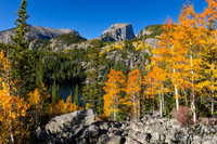 Hallett and Bear Lake Fall Colors Panorama