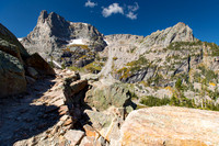 Views of Little Matterhorn along the Fern lake Trail (2)