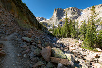 Views of Little Matterhorn along the Fern lake Trail (3)