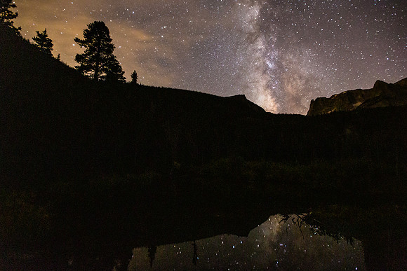 Milky Way over Fern Lake