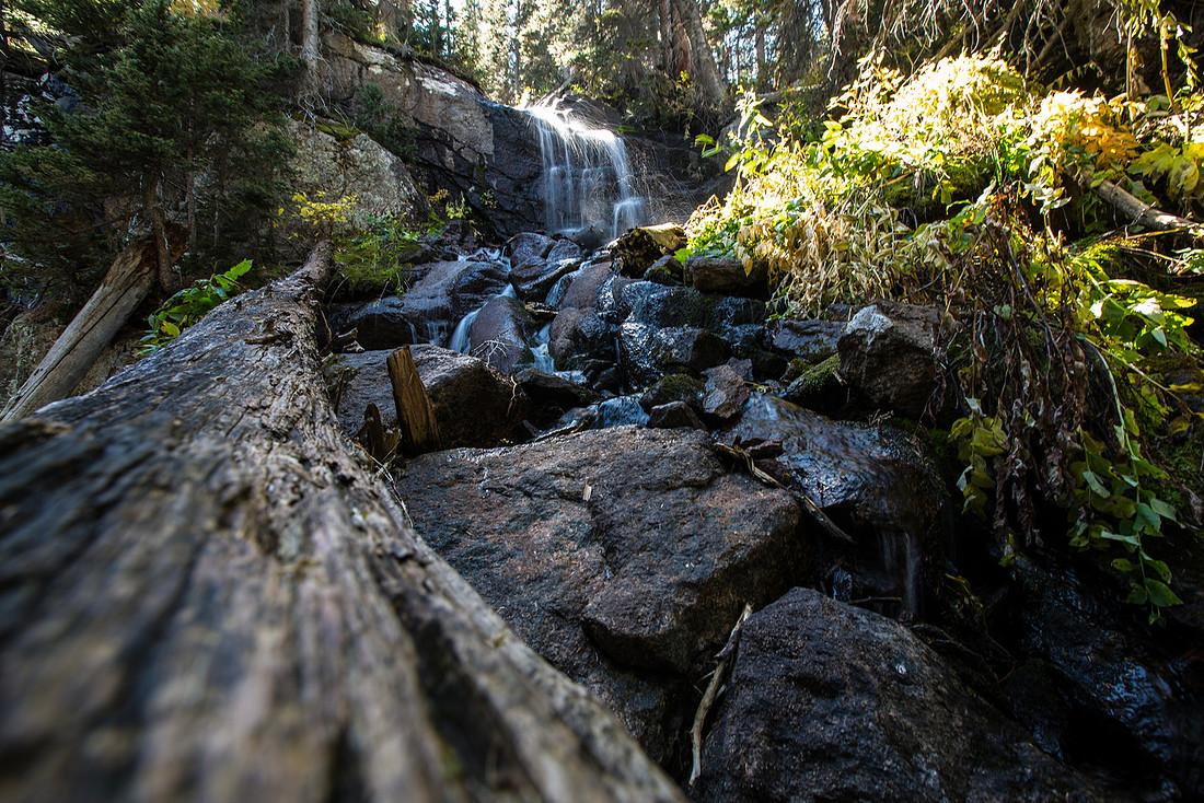 Waterfall Above Spruce Lake