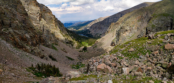 View from Andrew's Glacier Lake