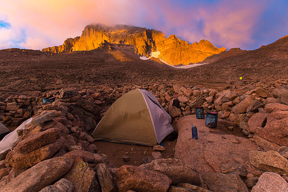 Sunrise from Camp