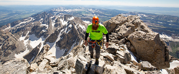 Me on the summit block