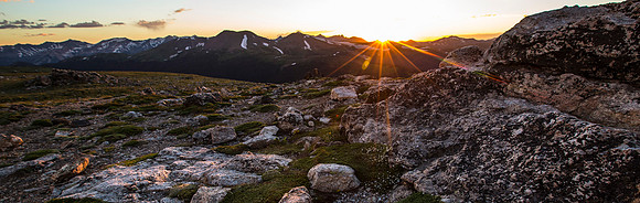 Sunset From Huffers Hill blog banner