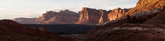 Evening Light from Slickrock Divide