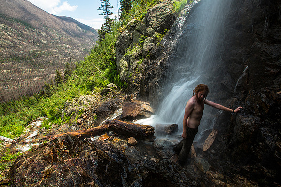 Adam in Upper Lost Creek Falls