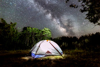 Camping Under the Milky Way