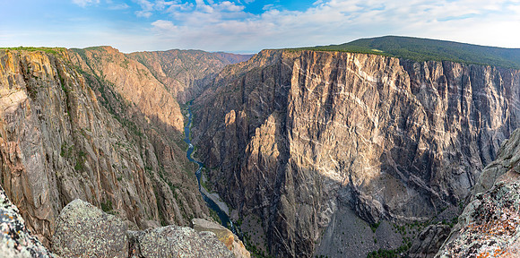 Painted Wall Sunrise Pano