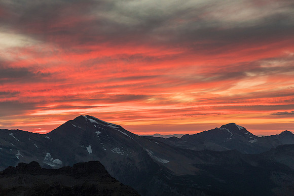Alpine Sunset over Heavens Peak (3)