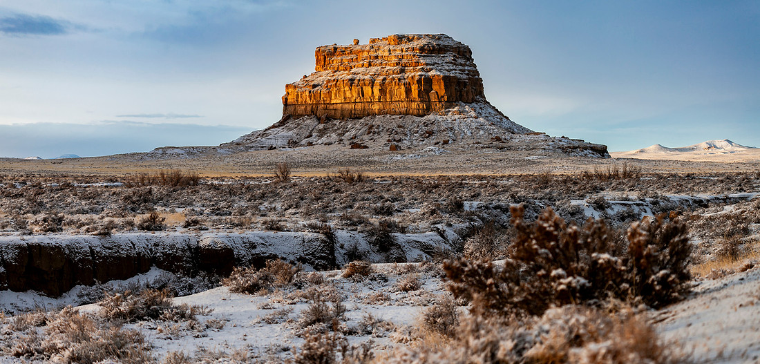 Morning light on Fajada Butte