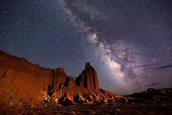 Milky Way Over Chimney Rock
