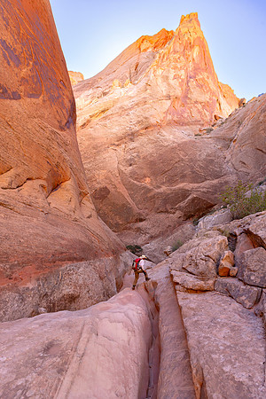 Dry Slickrock Wash