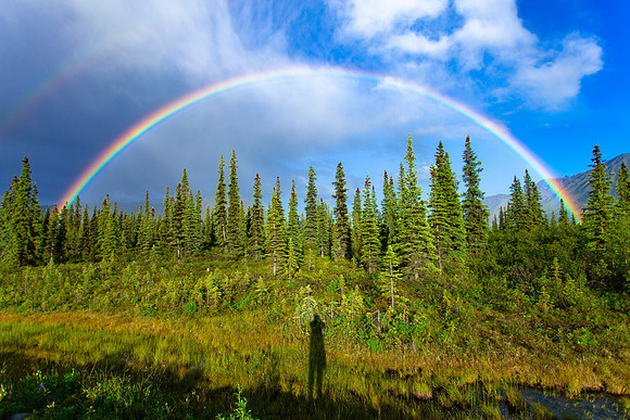 Rainbow on Parks Highway