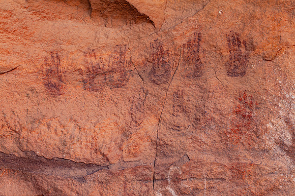 Peekaboo Hand Prints