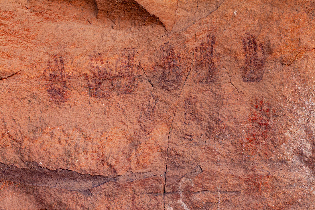 Peekaboo Hand Prints