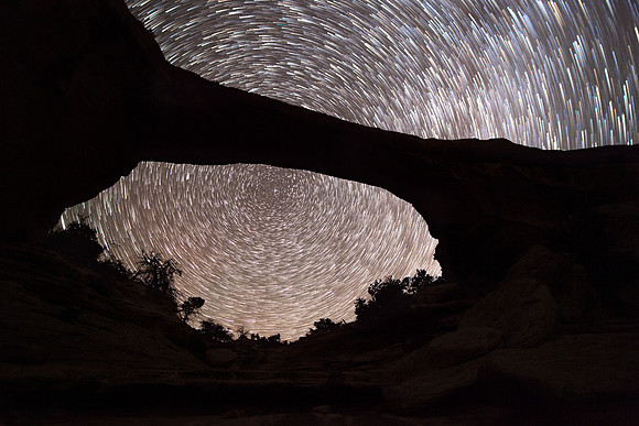Owachomo with Star Trails